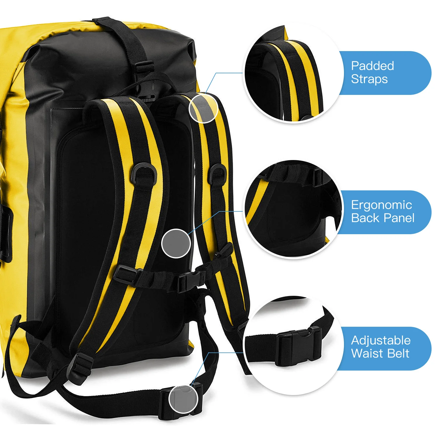 Bolsa Seca Mochila Que Se Enrolla Mochila Impermeable, Bolsa Seca