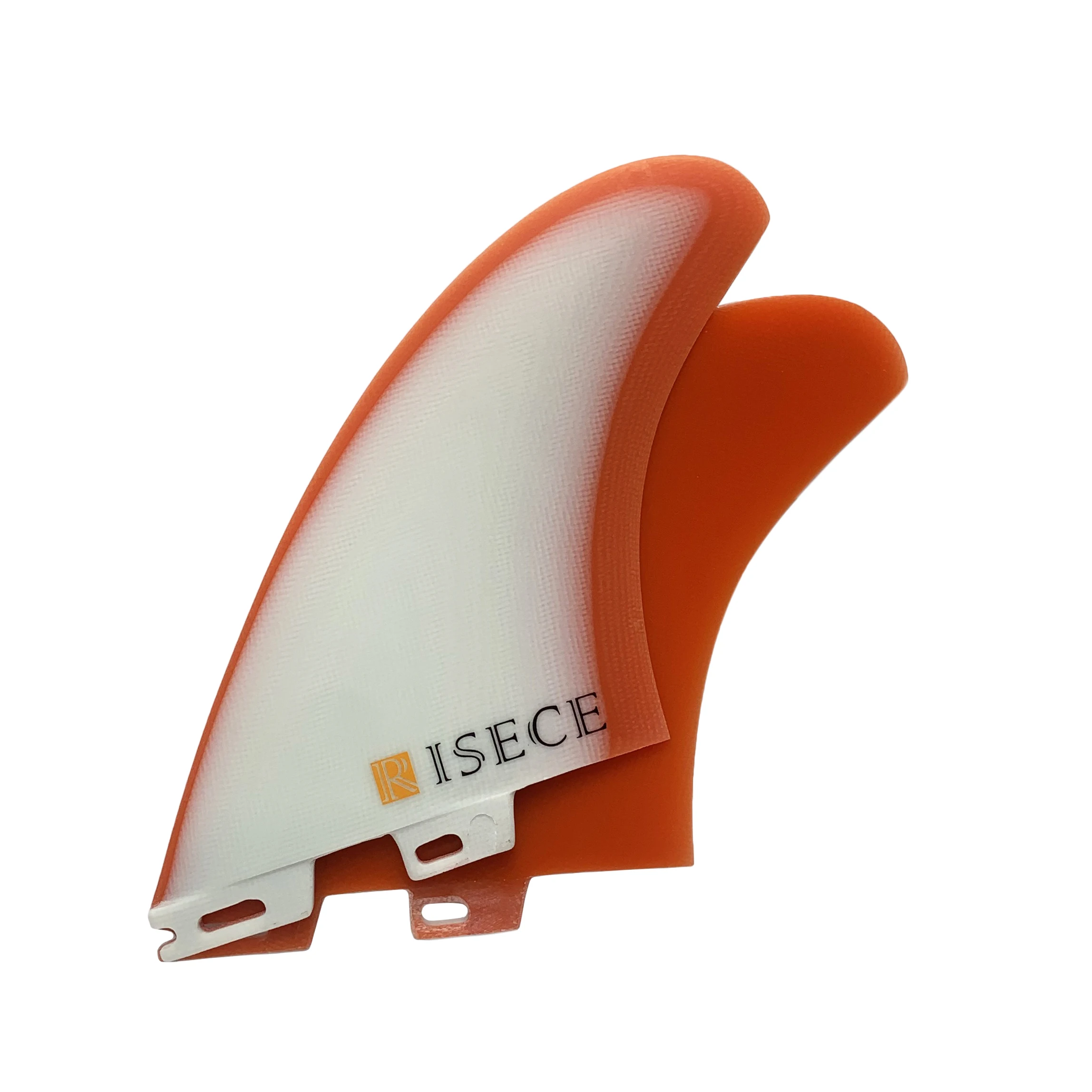 Surf Twin Fins FCS 2 Twin Tab II Fiberglass Large Size Full Fiberglass Surfboard Side Fins Single Tab Fin 2PCS/SET surfboard fin