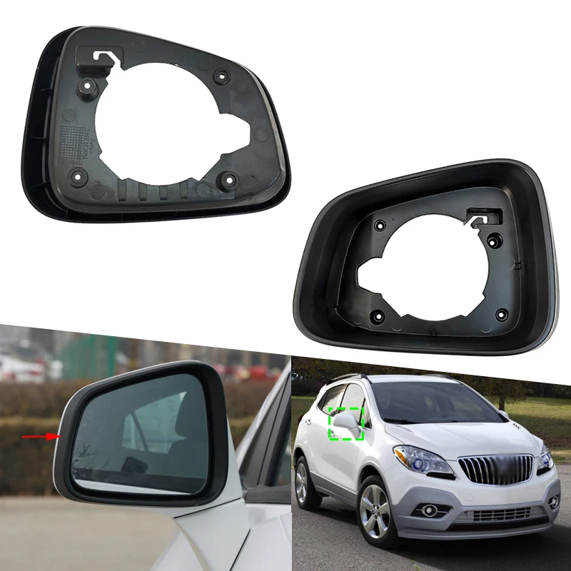 

Car Rearview Side Mirror Frame For Buick Encore For Chevrolet Trax For Opel Mokka X 2013-2018 Wing Mirror Bezel Panel Cover
