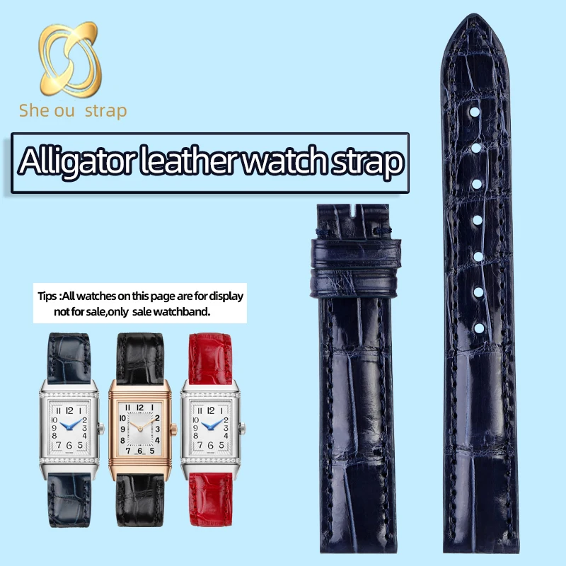Cinturino per orologio in pelle di coccodrillo per Jaeger-LeCoultre ...