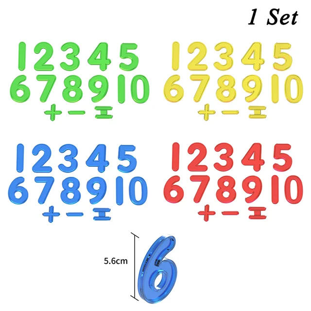 Montessori Sensory Education Light Table Toys Open Material Ten Grid Arithmetic Learning Translucent Blocks Math Toys For Kids 6