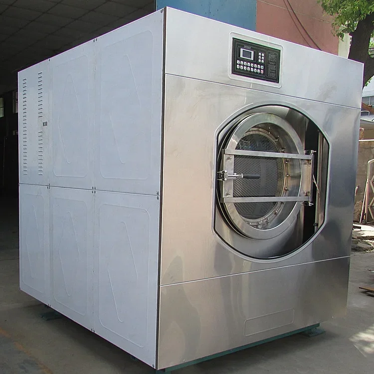 Jieshen 200Kg laundry machine industrial washing fully automatic soft mount Stainless Steel Industrial Laundry Washing Machine 3