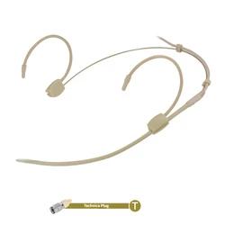 Omnidirectional Headset Microphone with Headband Design (Technica Plug)