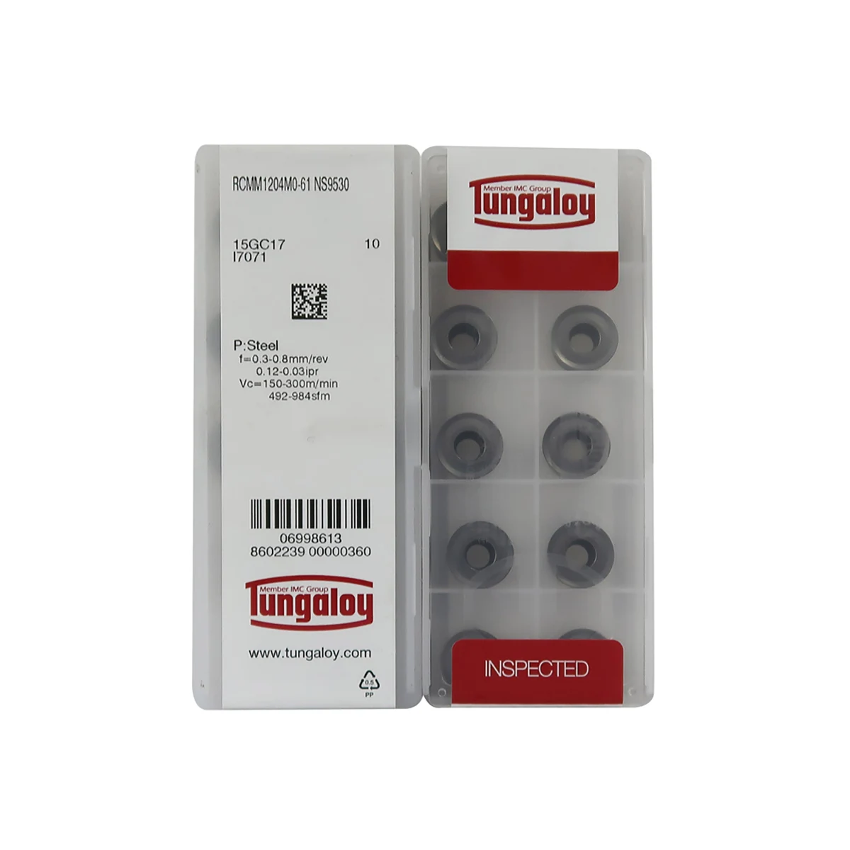 Tungaloy 100 Original RCMM RCMM1204MO 61 NS9530 RCMM1003MO 61 T9225คา