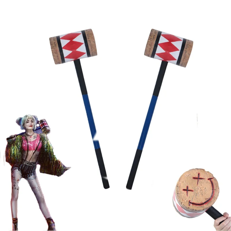 New Raptor Cosplay Clown Mallet Hammer Smiley Suicide Team Bat