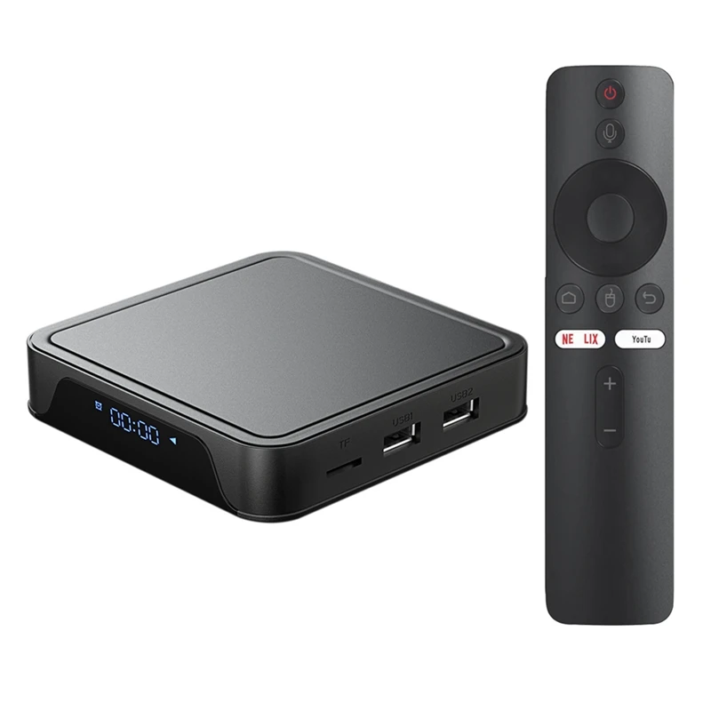 TV98 프로 ATV TV 박스, 안드로이드 14 셋톱 박스, 미디어 플레이어, 영국 플러그, 2G, 8G, H313, 2.4G, 5G 와이파이