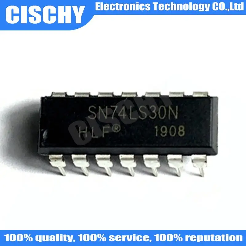 

10 шт./Лот SN74LS30N 74LS30 SN74LS30 HD74LS30P DIP-14 In Stock