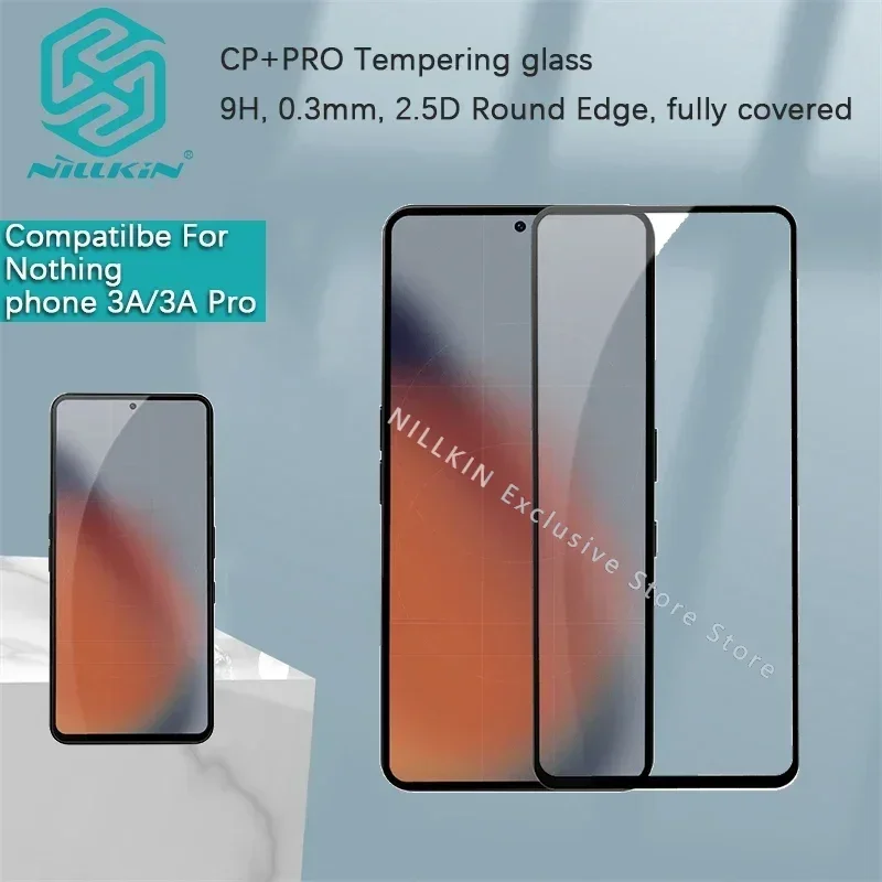 [Nillkin 3A Pro Screen Protector] - Full Coverage, High-Definition Tempered Glass, 9H Hardness