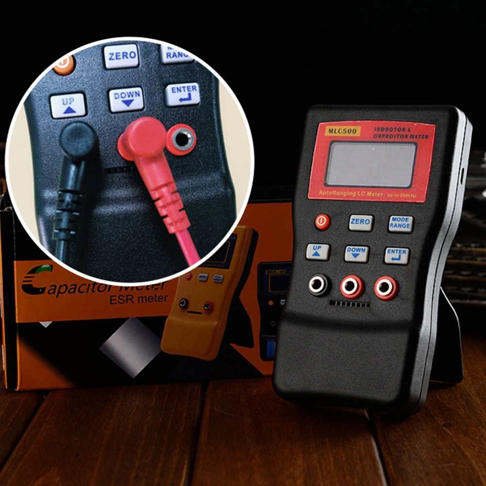 

Multimeter MLC500 Capacitance Ohm Meter Professional Measurement Capacitor Internal Resistance Capacitor Circuit Tester
