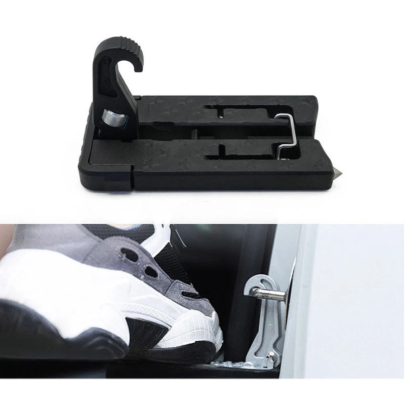 

Folding Car Assist Pedals Portable Roof Tops Latch Hook Foot Car Door Step Pad Auto Cars Pedals Vehicle Doorstep