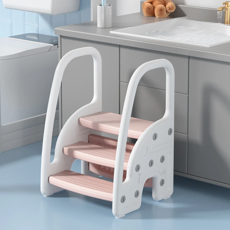 Baby Handwashing Step Stool, Children's Footstool, Infant Face Washing Step Ladder, Sink Heightening Stool Footrests