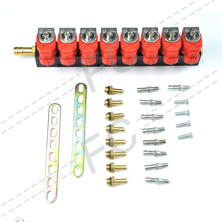 FCT CNG 8 Cylinder Conversion Kit Factory Sale Cng Lpg Efi Conversion Kits Gas Equipment Fuel Injection Cng Autogas Kits