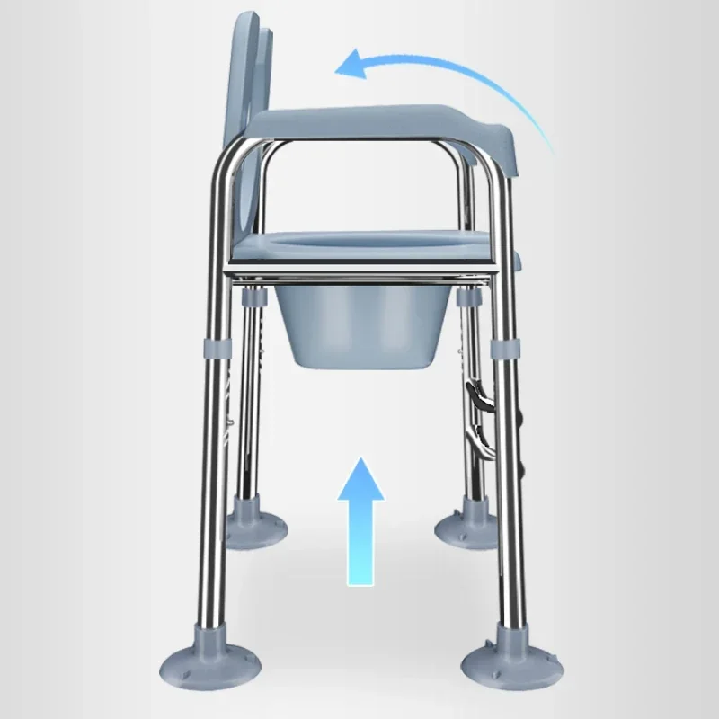 Toilet Booster Chair with Handrails Portable Elderly Toilet Seat Easy Clean Commode Senior Mobility Aid Bathroom Helper portable toilet toilet seat