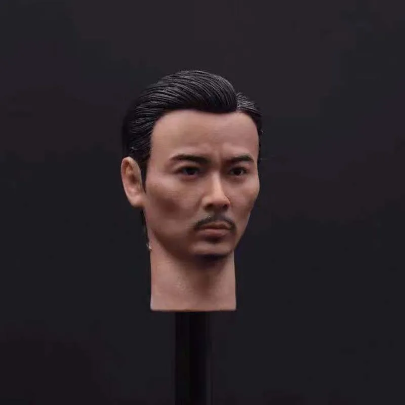 

1/6 scale Max Zhang head carving With beard Zhang Tian Zhi Republican China Hero Kungfu Star for 12in action figure toy
