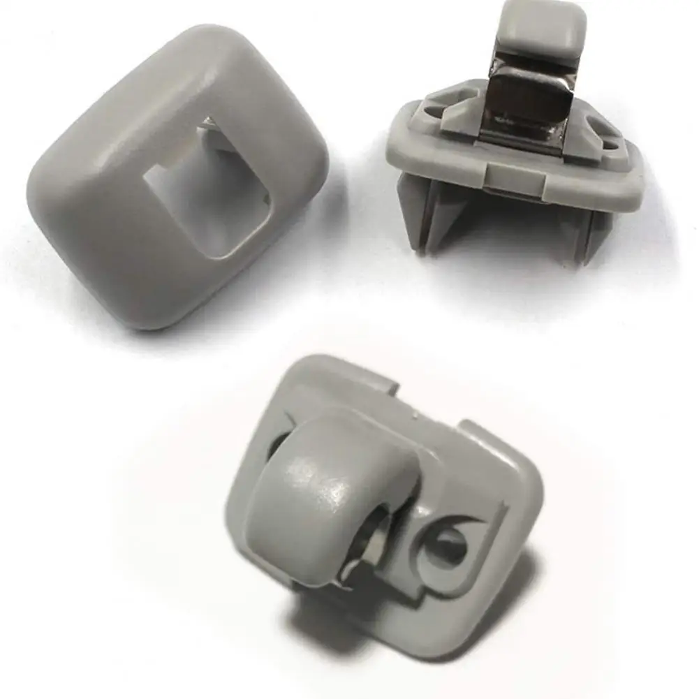 2Pcs Interior Sun Visor Hook Clips Bracket for Audi A4 B6 B7 A4L Q5 A7 Q7 Q3 A5 sun visor repair kit