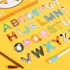 26Pcs Magnetic Alphabet Languages Learning Book Letters ABC Preschool Education Spelling English Word Game Toys Fridge Stickers 4