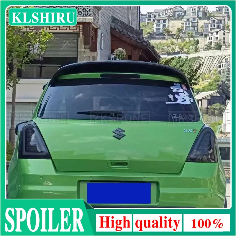 

Задний спойлер на крышу из углеродного волокна, подходит для Suzuki Swift ZC11 ZC71 ZC31S Mk3 2005 2006 2007 2008 2009 2010 в стиле ложки
