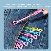 Children's Bubble Blowing Toy Bubble Water Summer Mini Compact Portable 10CM Small Test Tube Bubble Stick with Bubble Water 4