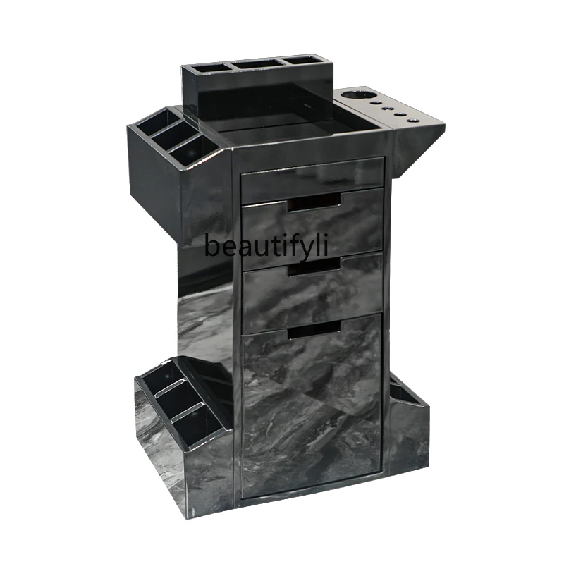 

Barber Shop Solid Wood Tool Cabinet Beauty Salon Special Cart Hair Salon Multifunctional Storage Box