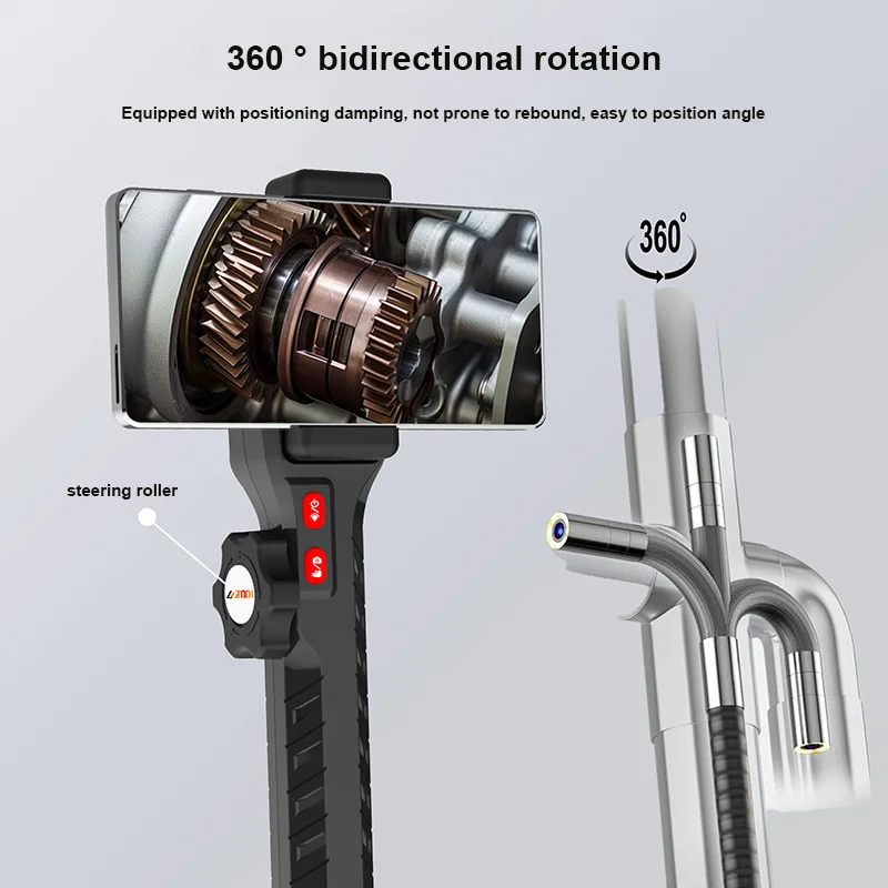 8.5/6.2/3.9mm single lens 1080P Endoscope 360° 2 ways Suitable for Automotive Diesel Engine Carbon Deposition Aviation Detection 3