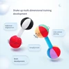 2PCS Grasp Training Dumbbell 0-1 Year Old Baby Auditory Perception Training Chewable Sand Hammer Rattle Toy 4