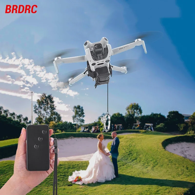 

Airdrop System Thrower for DJI Mini 4 Pro/Air 3/Mini 3 Pro/Mavic Mini 2/Mavic 3/Mavic Pro Drone Fishing Life Rescue Send Gift