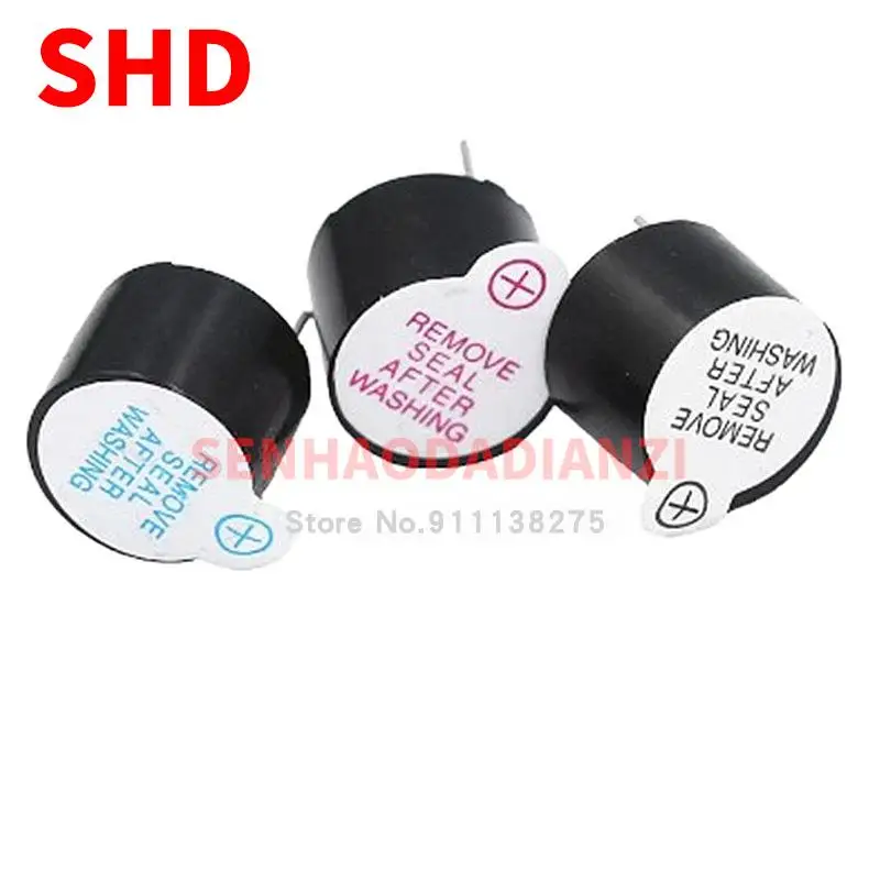 

10 шт., 3 в, 5 В, 12 В, активный зуммер, 12095 Магнитная длинная непрерывная фотография, 12*9,5 мм