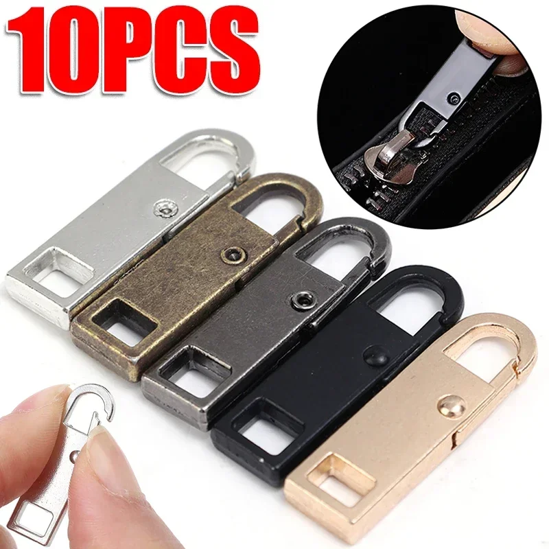 Description Picture 4 of item10/1Pcs Universal Metal Zipper Pull Replacement Instant Repair Kit Detachable Luggage Purses Clothing Zipper Slider Puller Tools