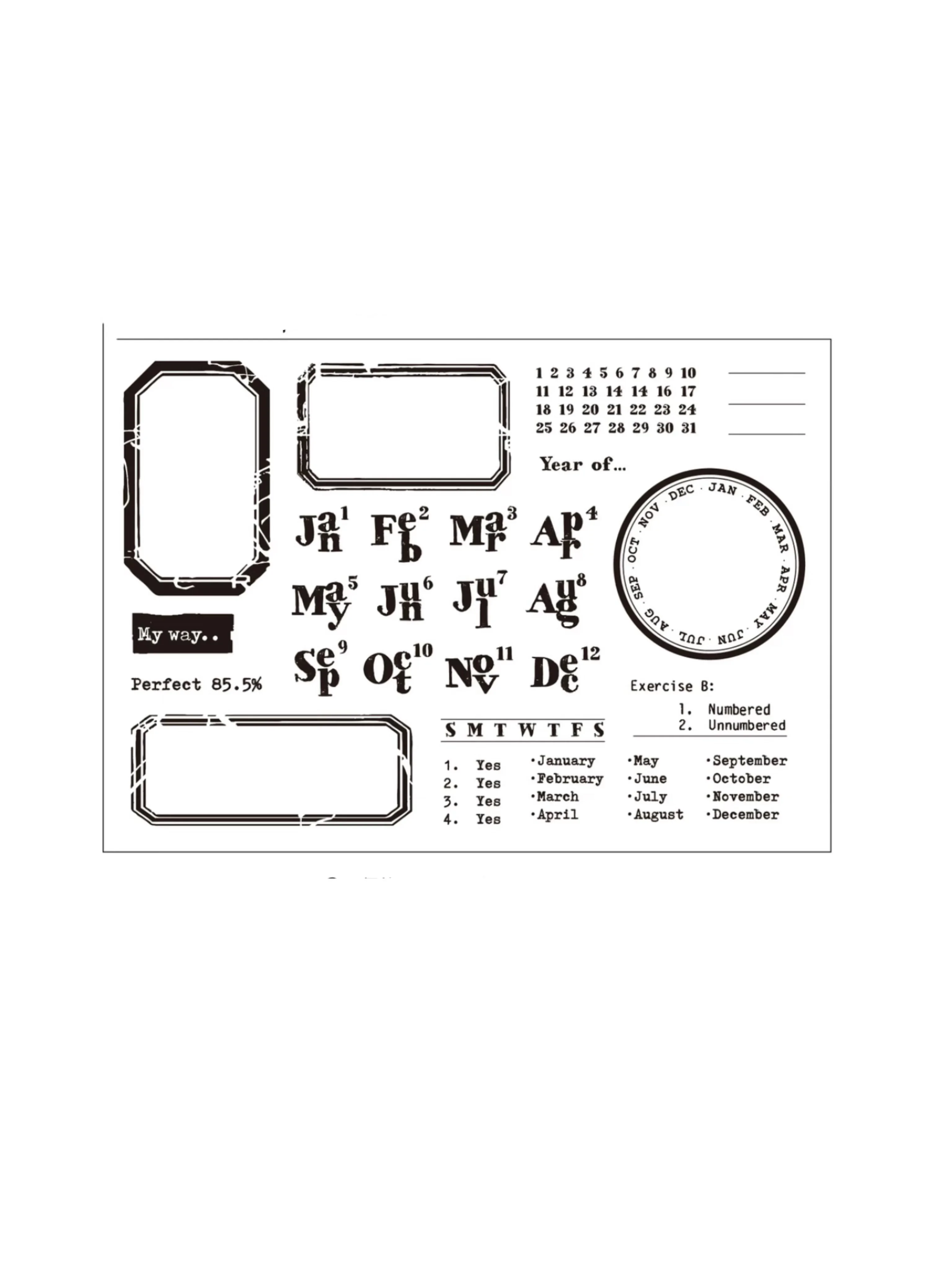 Vintage Butterflies Clear Silicone Stamps for DIY Scrapbooking and Decorative Albums