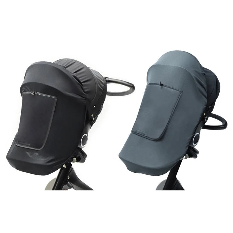 

Pram Cover Dual-Purpose Stroller Rain Shade Cover Durable Carseat Canopy