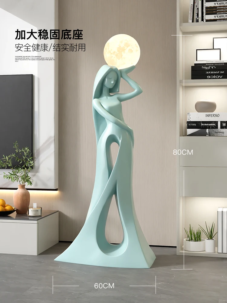 Elegant Lady Floor Statue 3