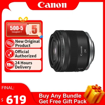 캐논 RF 24mm F1.8 STM 풀 프레임 광각 대구경 고정 초점 거리 미러리스 카메라 렌즈, 매크로 기능 포함