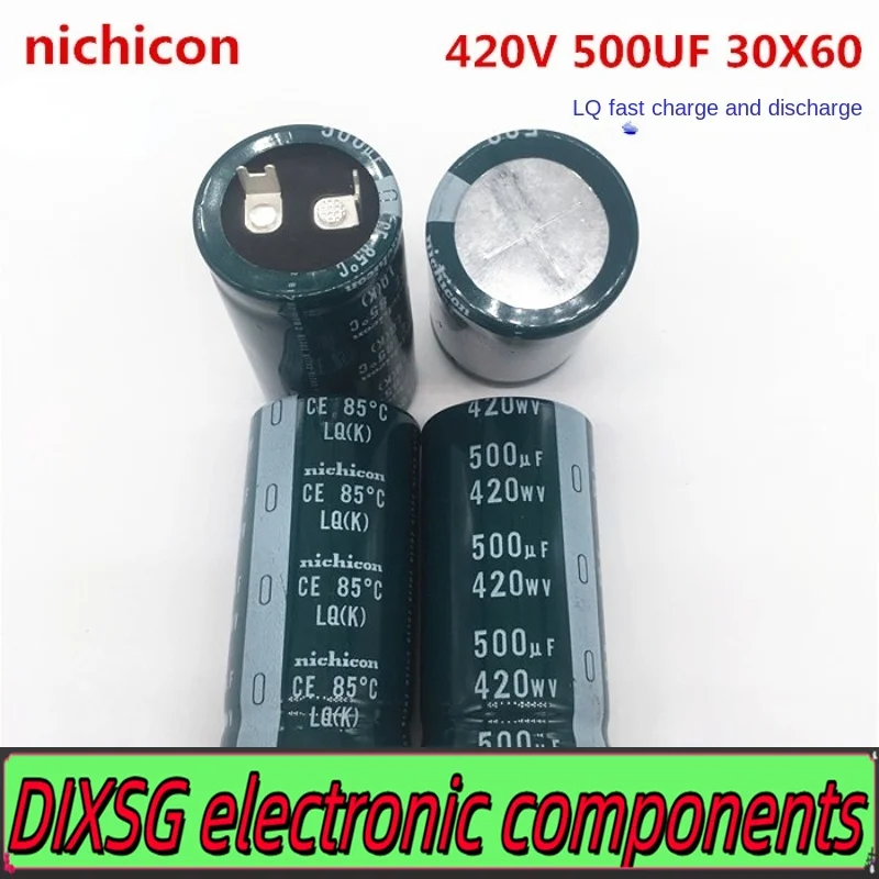 

DIXSG (1 шт.) Быстрая зарядка и разрядка 420V500UF 30X6 0 электролитический конденсатор фирмы nichicon заменяет 400V 470UF Оригинал.