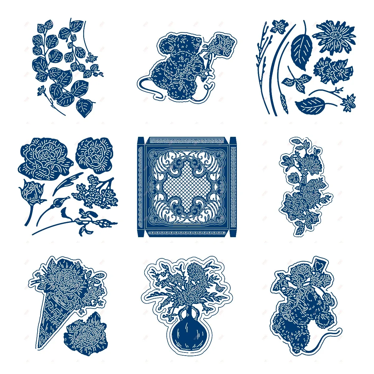 Nuovo Al 2023 Anemone Flower Wild Roses Sacchetto Di Stoffa Taglio Del Metallo Fustellatura Album Per Scrapbooking Forniture Artigianali Goffratura Fa