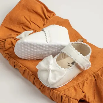 Bowknot Princess Leather Flats 1