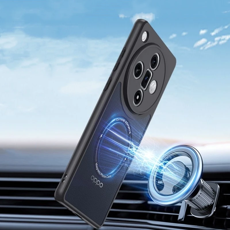 Magnetic Clear Soft Silicone Phone Case with Camera Protection