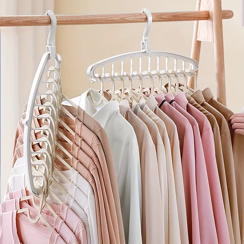 Multi-Hole Folding Clothes Hanger 5
