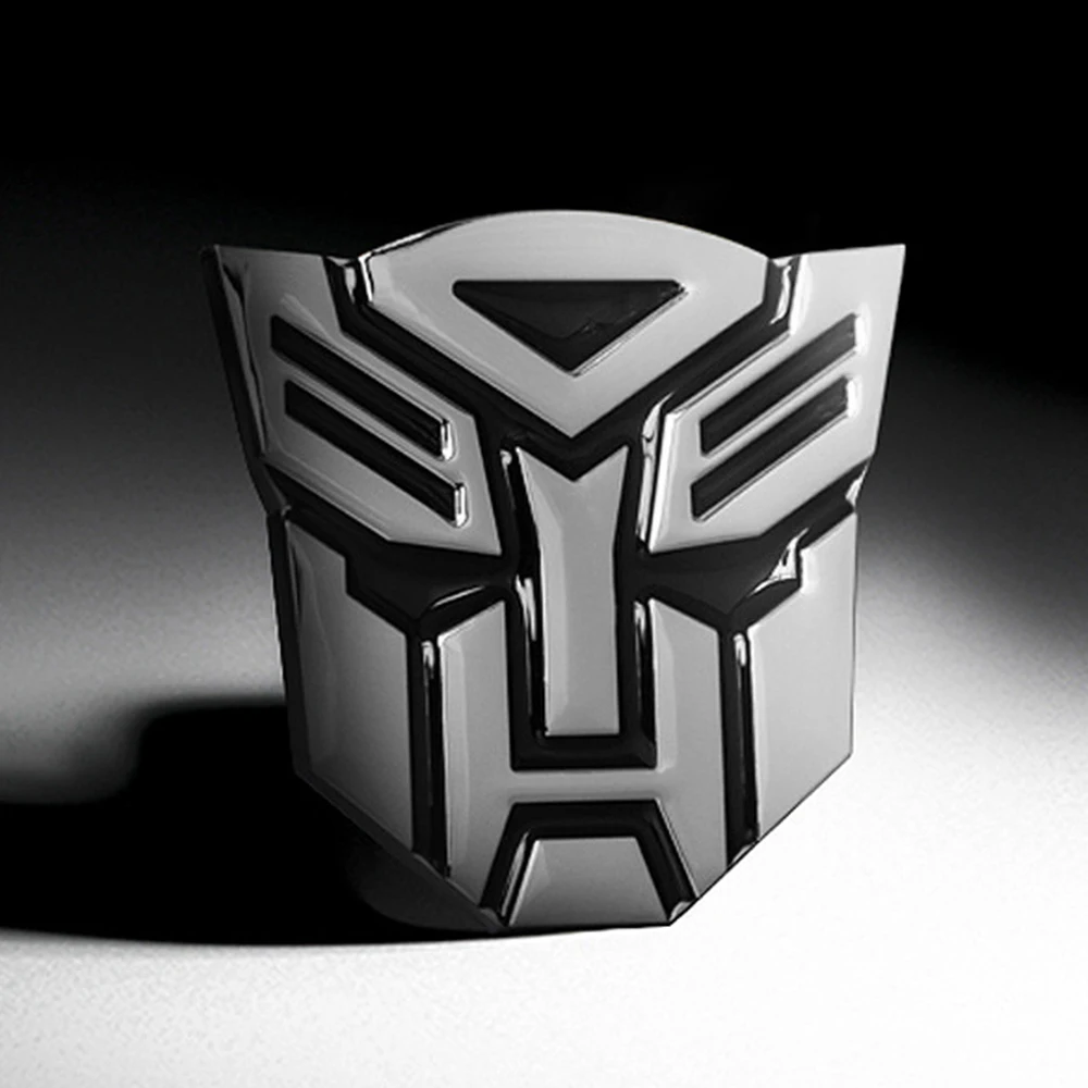 Transformers Styling Metal Emblem Badge Car Stickers Side Fender Auto Accessories Rear Trunk Head Body Decal Decoration | Автомобили и