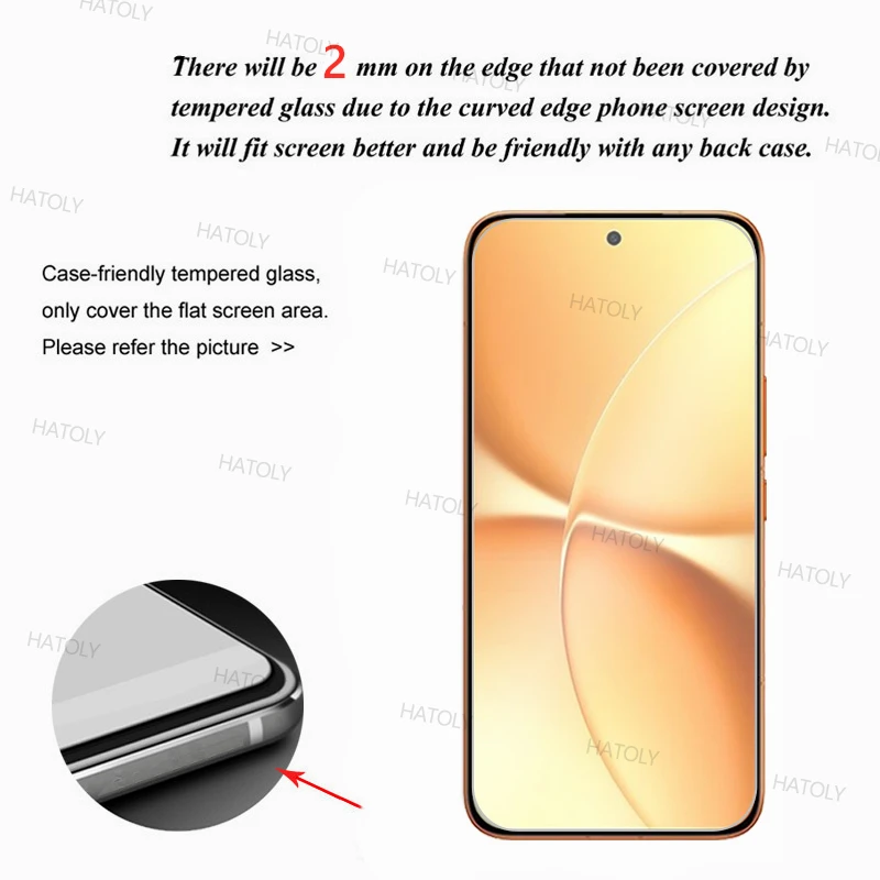 Ultra-Durable Tempered Glass Screen Protector – Full Glue, Non-Scratch Protection