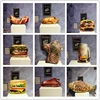 New Simulation BBQ Food Plush Toy Lifelike Snack Food Stuffed Toy Burger Sausage Grilled Fish Beer Pillow Photography Props 1
