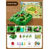 9Pcs New Rabbit Trap Puzzle Toy Children's Dual Play Multiplayer Board Game Competition Parent Child Interactive Strategy Game 6