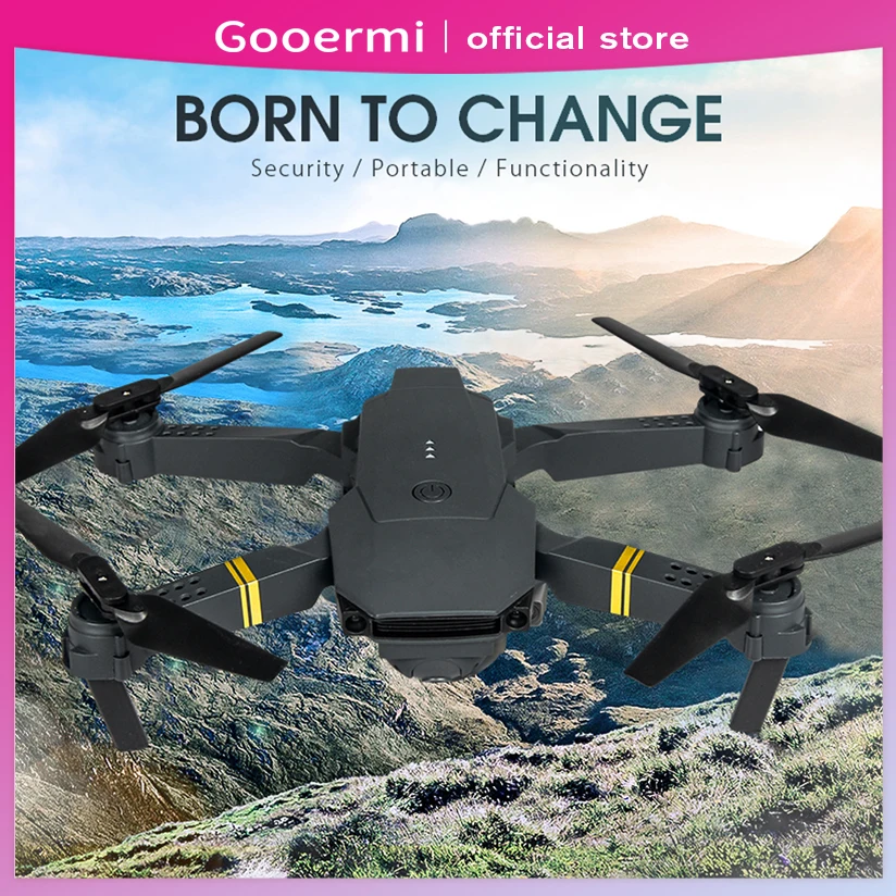 E58 Drones 4K Dual Cameras Auto Return Smart Follow 360 Degree