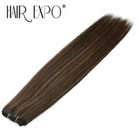 Mèches synthétiques lisses Bio 26 pouces, Extensions capillaires naturelles douces et résistantes à la chaleur, tissage de protéines 6