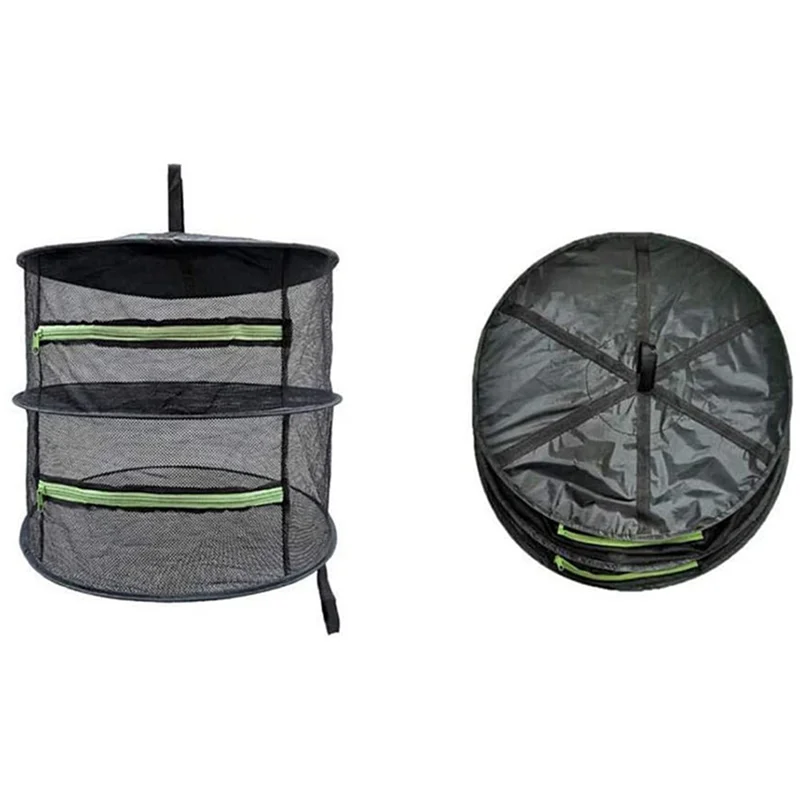 2X 2-Layers Herb Drying Rack,Food Dryer,Mesh Drying Rack,Mesh Net Dryer,Net Dryer, Drying Rack Hanging,Collapsible 2