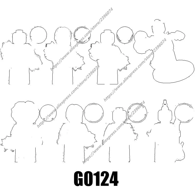 

1PCS Action Figures Building Blocks toys Series G0124 GH0183 GH0184 GH0185 GH0186 GH0187 GH0188 GH0189 GH0190