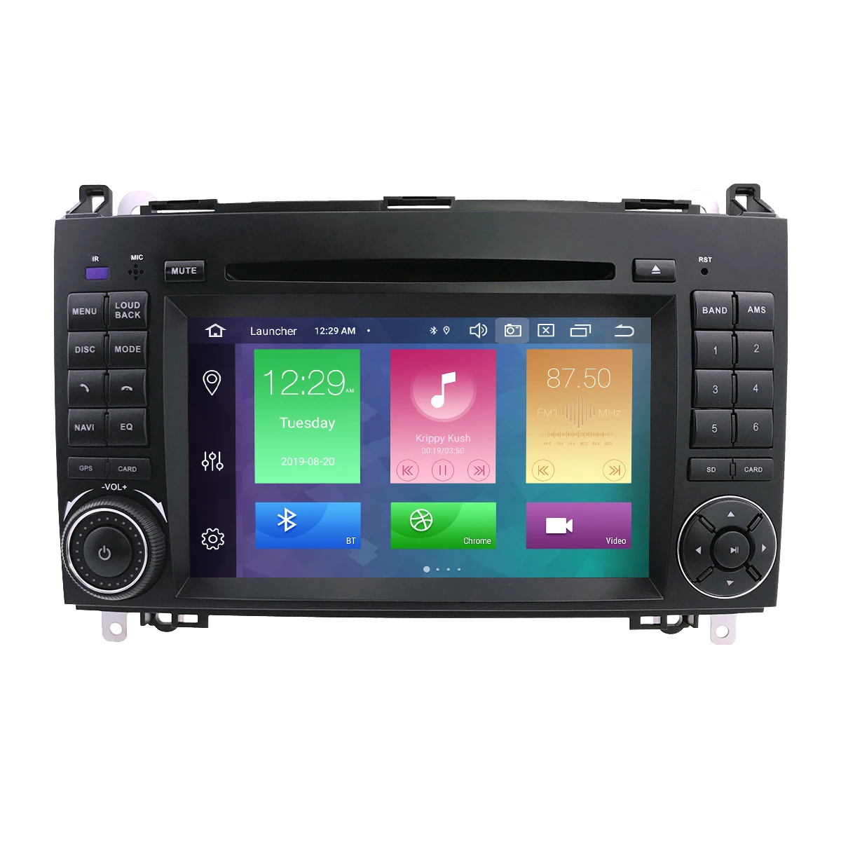 Android 9.0 Stereo per auto GPS stereo Stereo per auto Bluetooth da 9 pollici per Mercedes W906 Sprinter/Classe V W639 A Classe W169 Vito/Viano/Classe B W245 B160 B170 B180 B200 