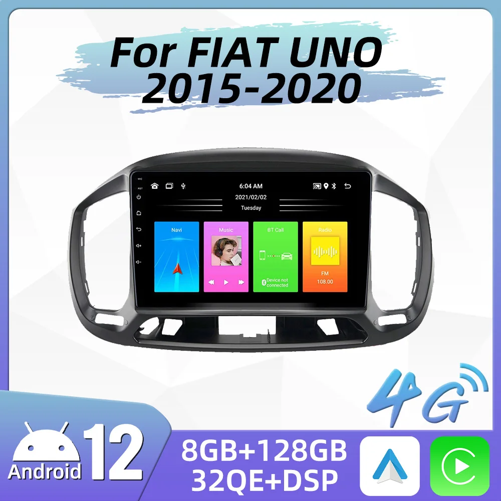 

9 inch Android Radio Stereo for FIAT UNO 2015-2020 Car Multimedia Player Navigation GPS WIFI Autoradio Head Unit Autoradio Audio