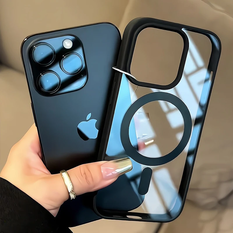 JETech Cover Opaca Per IPhone 16 Pro Max 6,9 Pollici, Protezione Anticaduta Antiurto Di Grado Militare, Custodia Cellulare Posteriore Glassata Traslucida, Anti-Impronte (Titanio Sabbia - Foto 2