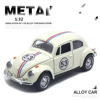 1:32 Volkswagen Beetle Alloy Car Diecasts Metal Classic Toy Model with Pull Back Function Vehicles for Child Gifts A931 1