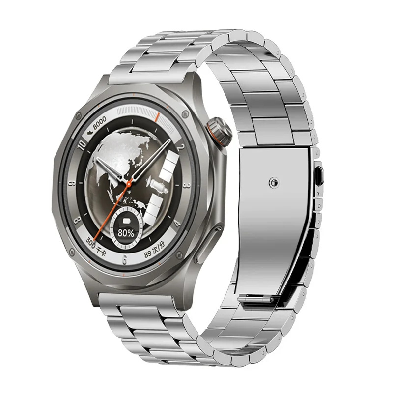 Enhanced Metal Strap for Smartwatches - 18mm 20mm 22mm, Comfortable Replaceable Wristband
